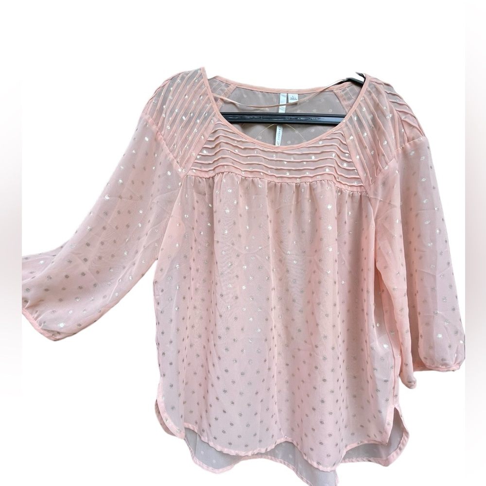 Lauren Conrad Women's Sheer Blouse